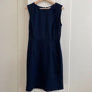 J.Crew Factory DOUBLE-FACED PIQUÉ EYELET DRESS